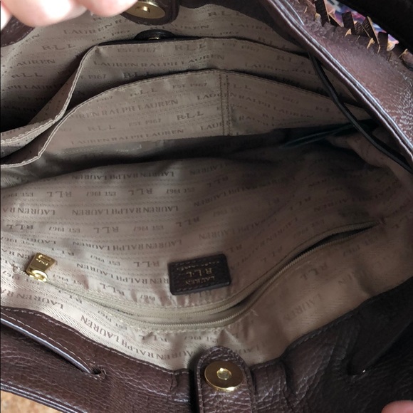 Ralph Lauren Brown Leather Handbag - Picture 3 of 4